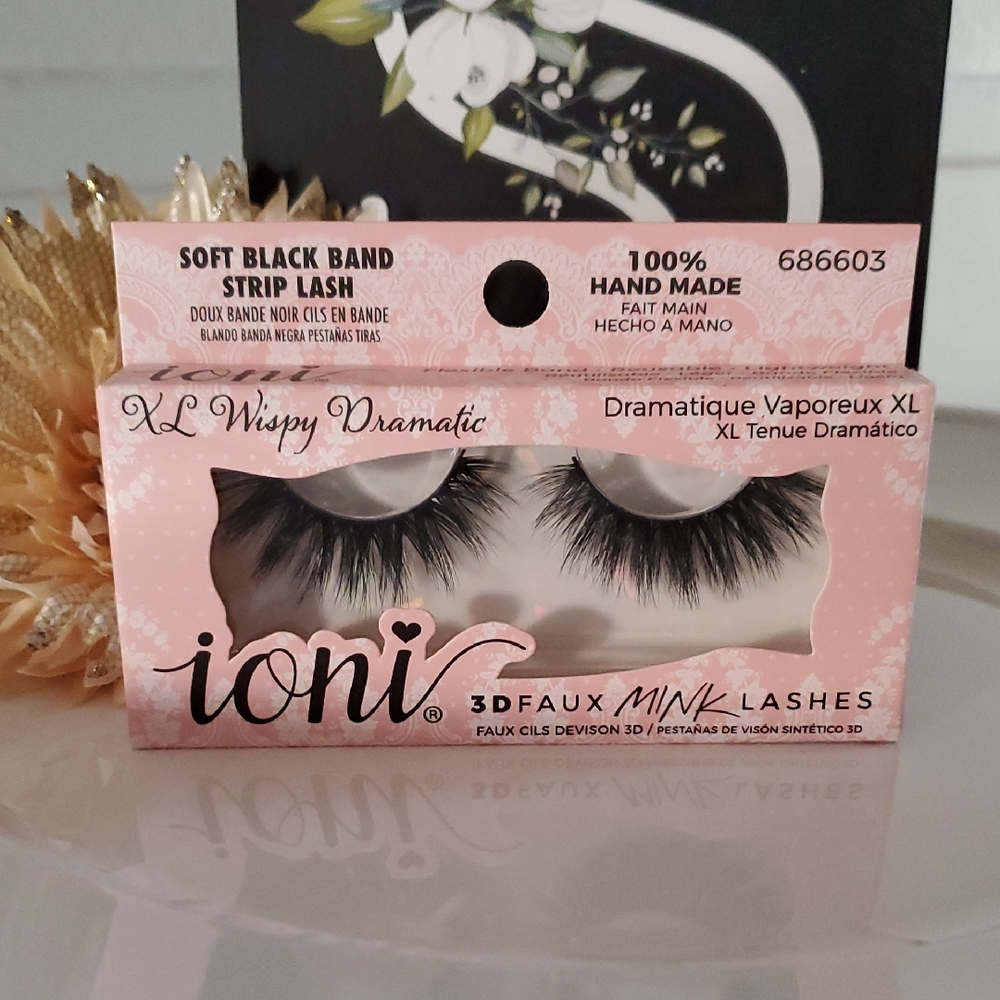 ioni XL Wispy Dramatic 3D Faux Mink Lashes Handmade (☆2)